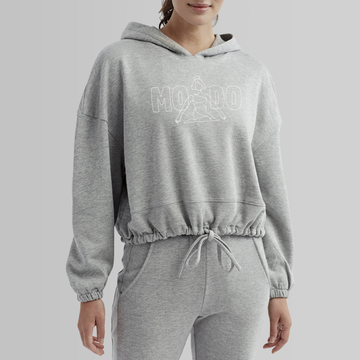 Fit & Flow Crop Hoodie - Heather
