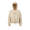 Fit & Flow Crop Hoodie -  Nude