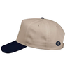 One Breath at a Time Five-Panel Cap — ivory/Navy  [Pre-Order | MOQ: 8 Units Per Design]