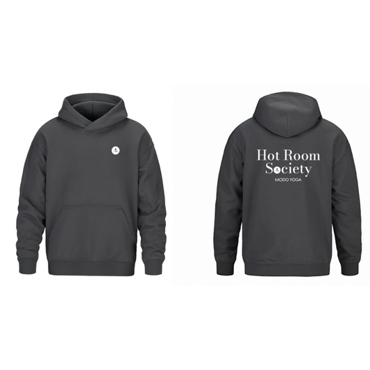 Hot Room Society Heavyweight Hoodie — Charcoal  [Pre-Order | MOQ: 8 Units Per Design]