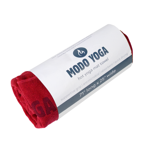 Modo Hot Yoga Towel - Modo Red