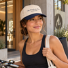 One Breath at a Time Five-Panel Cap — ivory/Navy  [Pre-Order | MOQ: 8 Units Per Design]