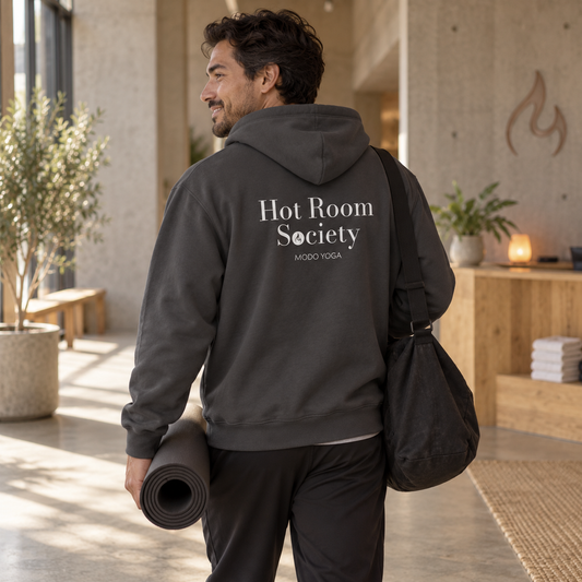 Hot Room Society Heavyweight Hoodie — Charcoal  [Pre-Order | MOQ: 8 Units Per Design]